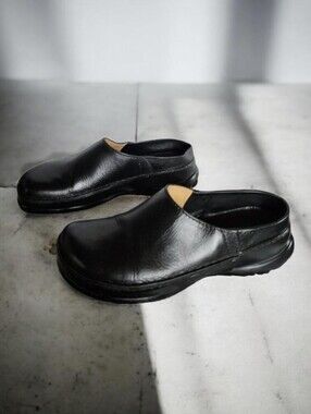 WOLKY "Sharav" 10 Mens Slip On Black Mule Size 10 (43)